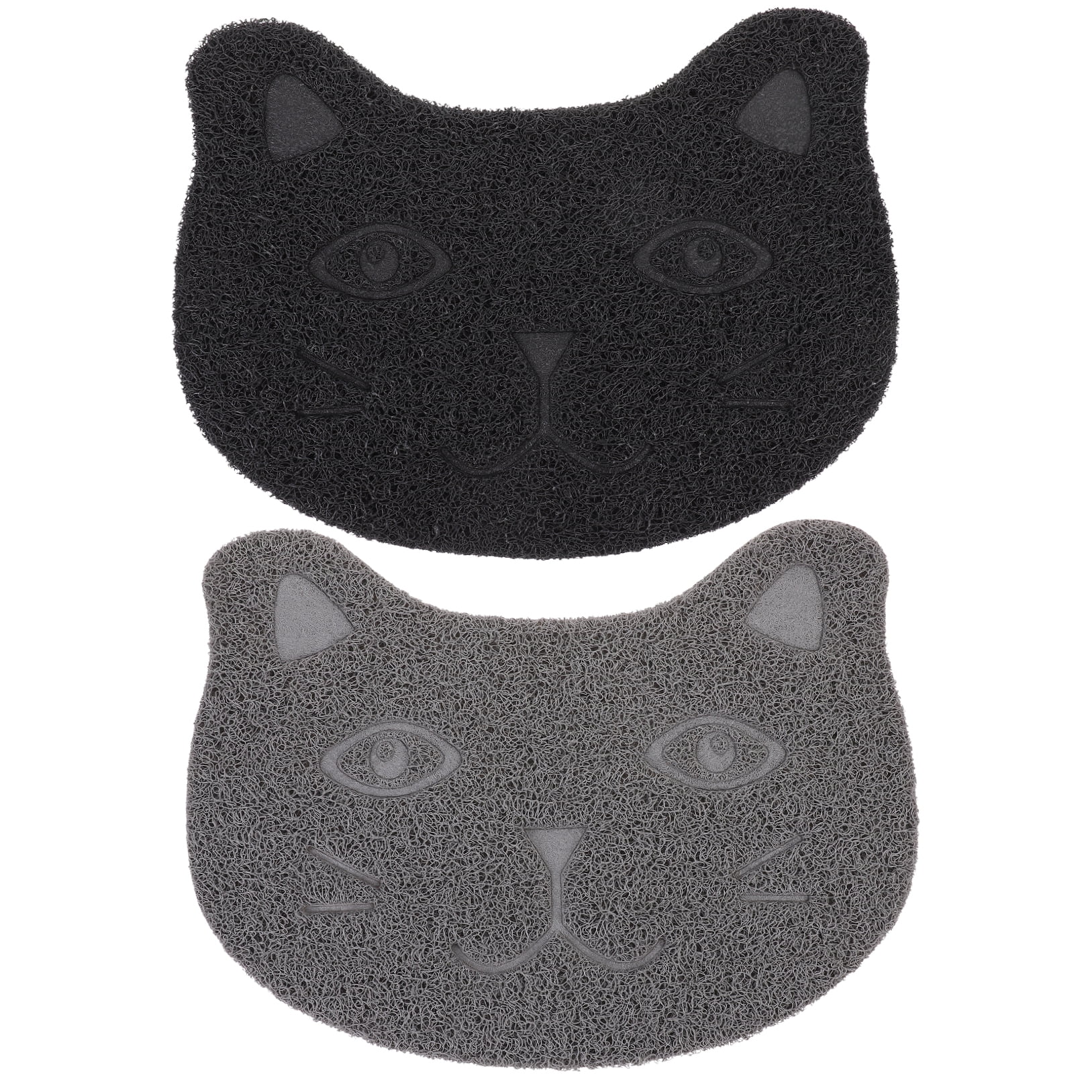 Set of 3 Cat Litter Mat Pet Feeding Mats for Cats Calming Treats Tray