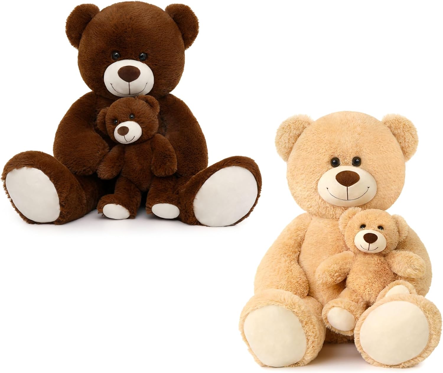 MorisMos Giant Teddy Bear Mommy and Baby Bear Plush Stuffed Animals