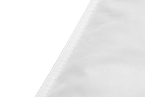 Goose Feather Down Bed Pillows (2 Packs)- King(20IN×36IN), High Fill Weight, Double-Layer Downproof Fabric Design, Goose Down Filling, 600 Thread Count,100% Cotton Cover, White