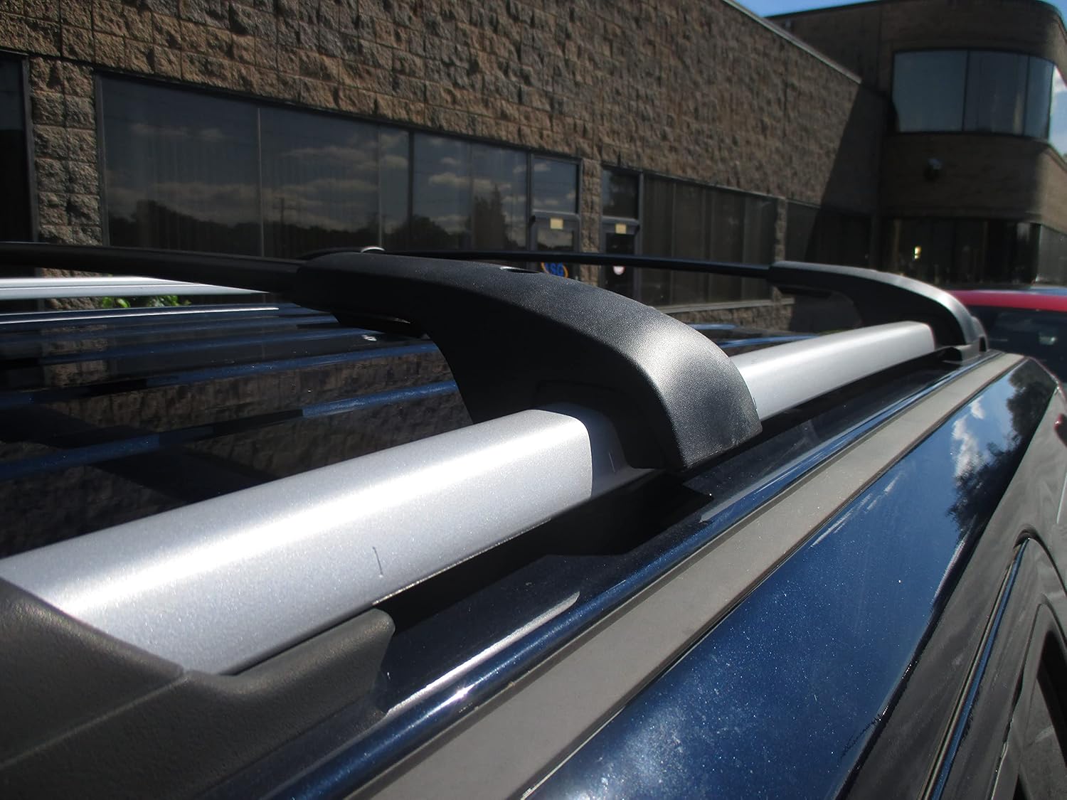 BrightLines Roof Rack Crossbars Compatible with 2007-2017 Jeep Patriot