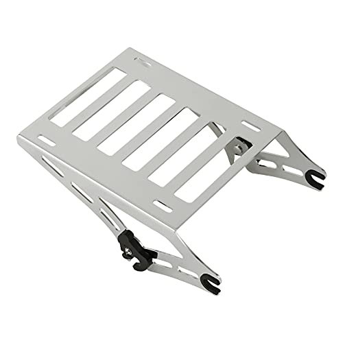 Green-L Black Detachable 2 Up Tour Pack Trunk Mount Luggage Rack Fit for Harley Touring Street Glide 2014-2024