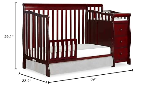 5 in 1 Brody Convertible Crib with Changer