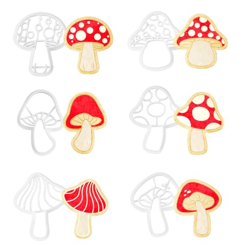 Outer Space Cookie Cutters - Cartoon Astronaut Design Cookie Cutters 3D Spaceship Satellite Moon Alien Pattern Elements 8 PCS Cookie Mlods for Kitchen Baking Biscuit Fondant Cheese Baking