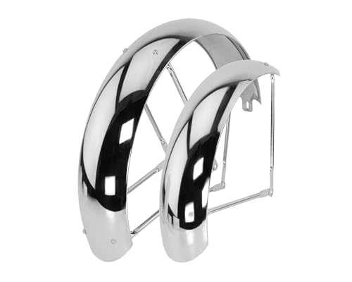 Bicycle 20 x 4.0 Inch Steel Classic Standard Adjustable Fender Set, Multiple Colors