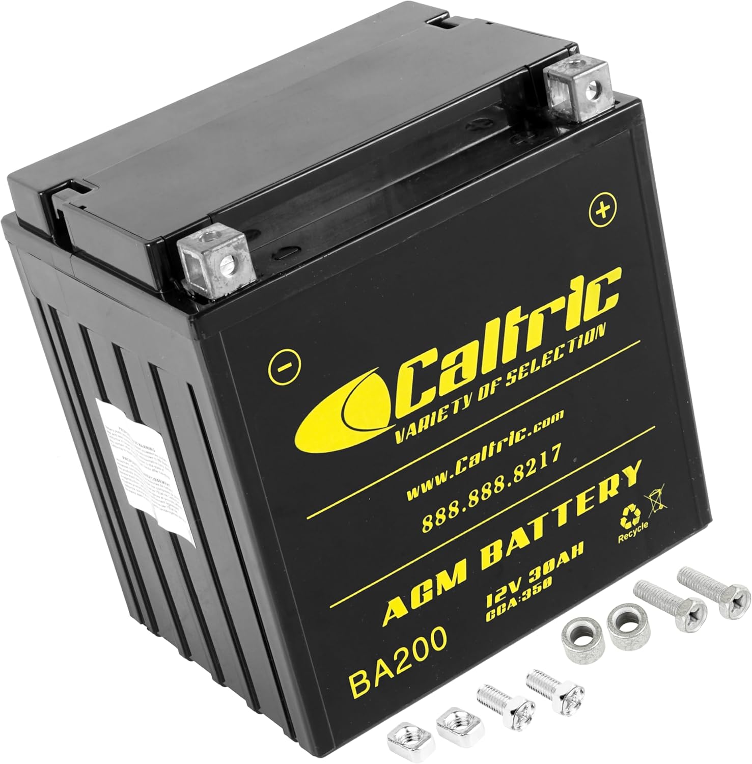Caltric AGM Battery Compatible with Polaris Diesel 445 1999 2000 2001 2002 2003 12V / 30 AH/CCA 350