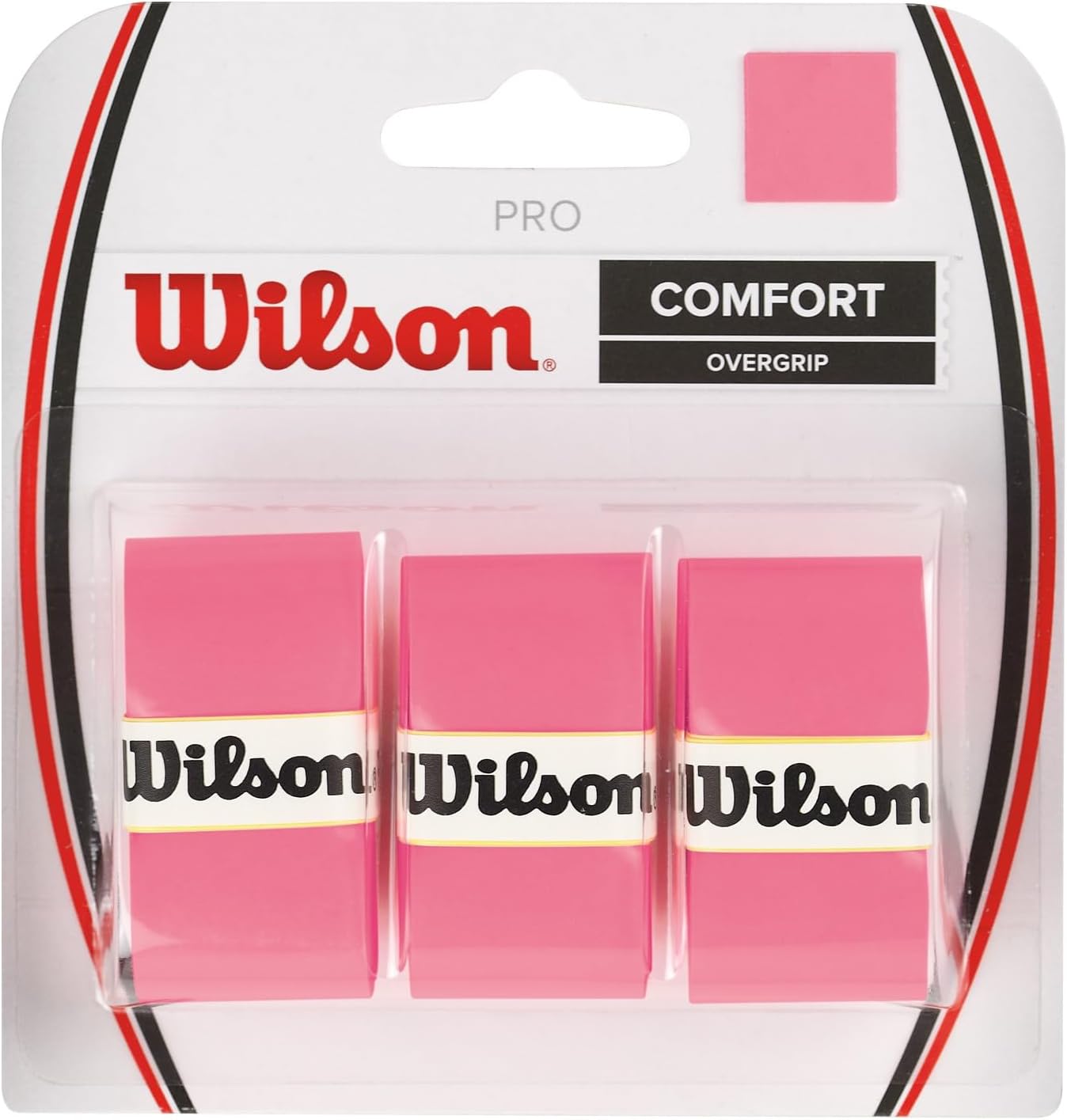 2 Packs - Wilson Pro Overgrip 3 Pack (Pink)