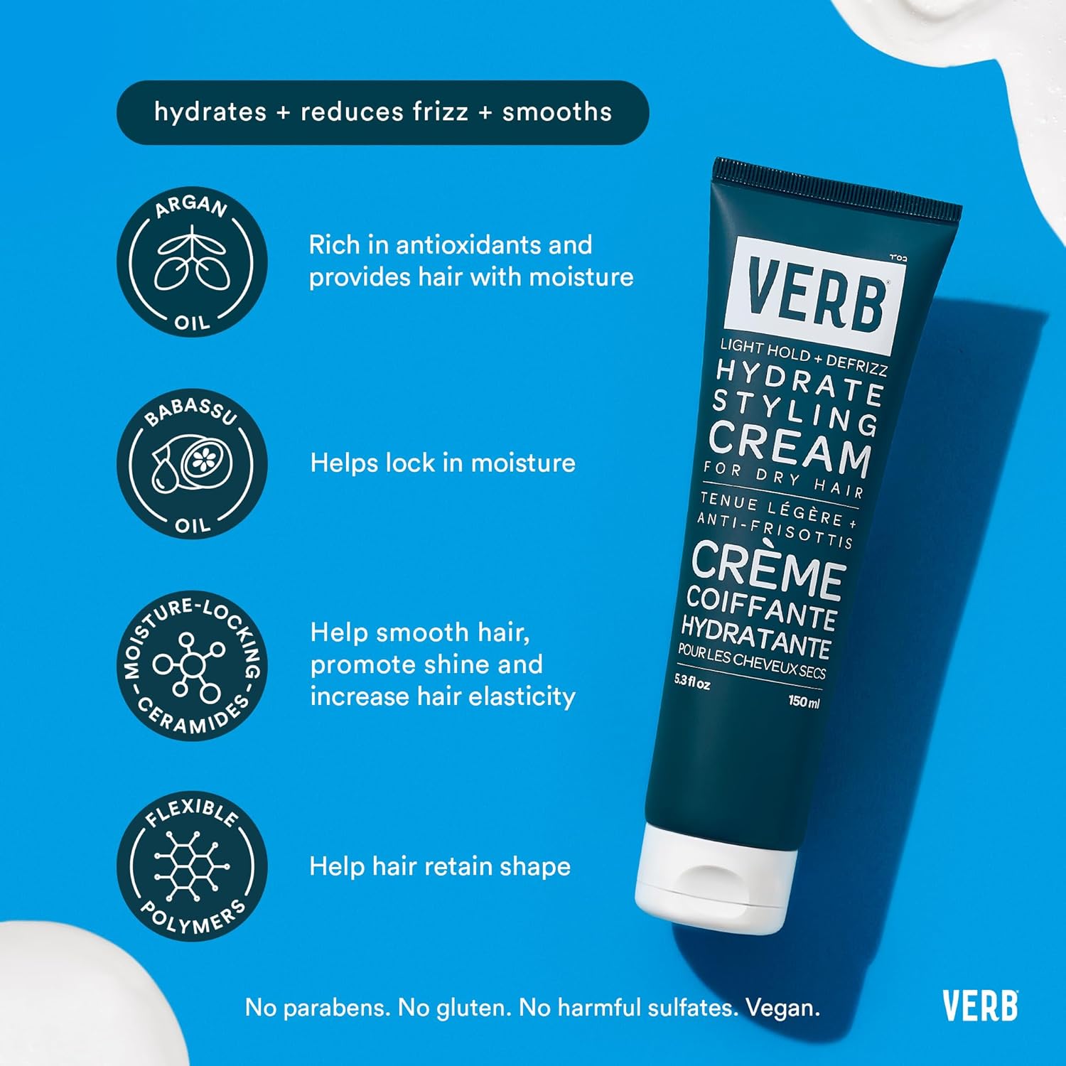 VERB® Hydrate Styling Cream, 5.3 oz
