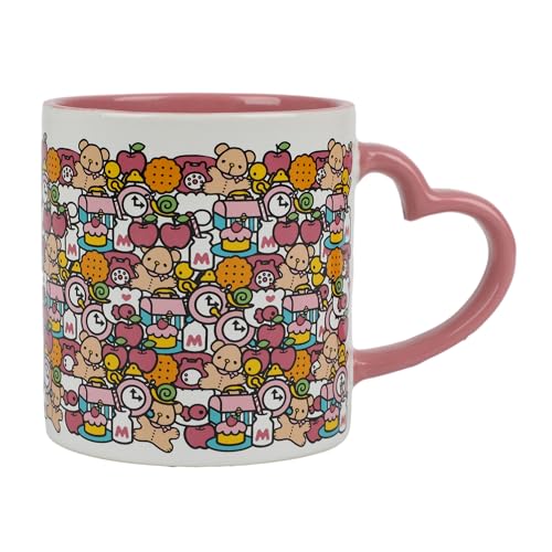 Bioworld Hello Kitty & Friends 20 Oz Ceramic Soup Mug with Vented Lid