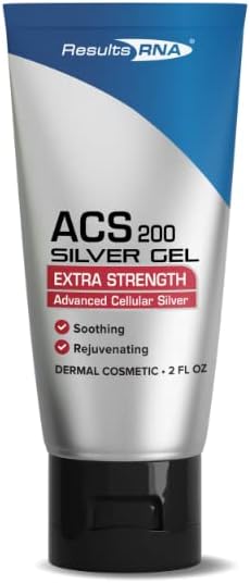 Results RNA - ACS 200 Silver-Glutathione Gel – Advanced Cellular Colloidal Silver Gel for Wound Care & Superior Dermal Healing. Clinically Proven. Recommended by Doctors Worldwide (2 oz)