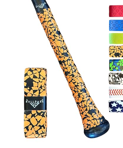 Bat Grip Tape for Baseball/Softball | 1.10 MM Precut Baseball Bat Grip Replacement | Solid Black