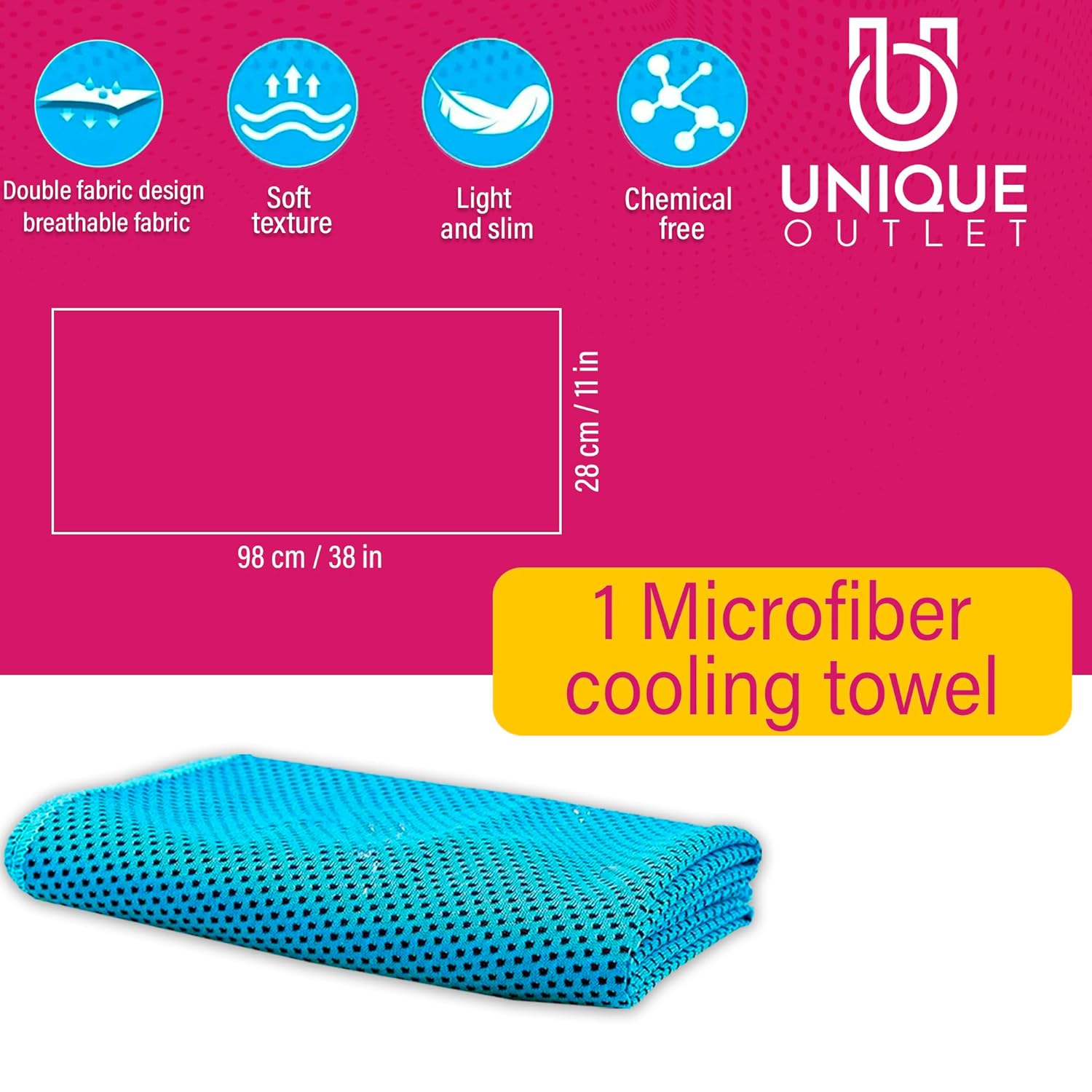 Gatorade Zero 9-Pack of Berry Thirst Quencher Electrolyte Enhanced Sports Drink 28 fl oz Plastic Bottle + 1 Microfiber Cooling Towel by Unique Outlet Brand