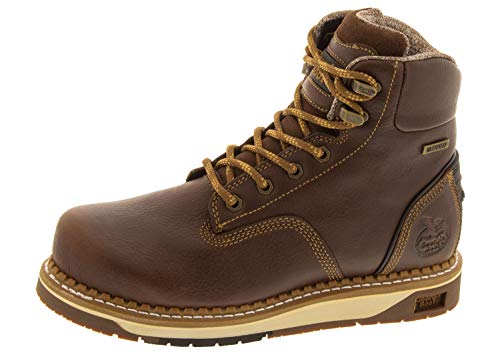 Georgia Boot Men's Brown Amp Lt Wedge Waterproof BRN 6