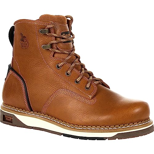 Georgia Boot men's Brown Amp Lt Wedge Industrial Boot