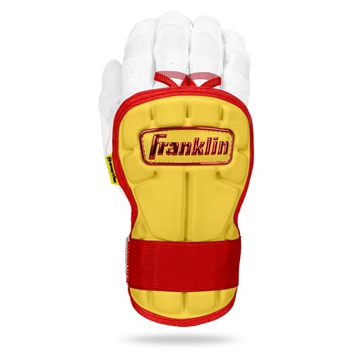 Franklin Sports Baseball Hand + Wrist Guard - PRT LG Series Adult Hand + Wrist Protector for Batting - Protective Hand, Wrist Shield - Right + Left Hand Hitters - One Size - Adult