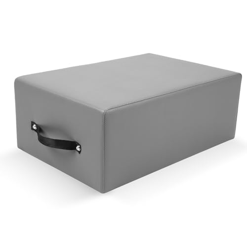 SENDIAN Pilates Box for Reformer，Pilates Reformer Box for Exercises that Improve Range of Motion and Flexibility，Can be Used Independently (Gray)