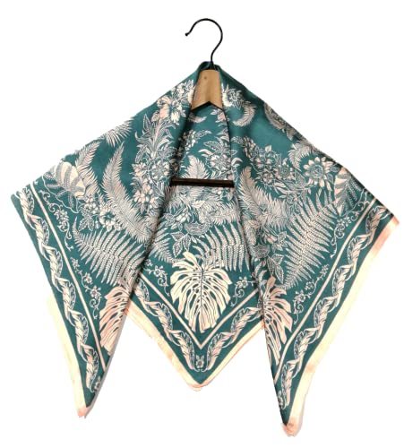Shanlin Silk Feel Pattern Square Scarves 27