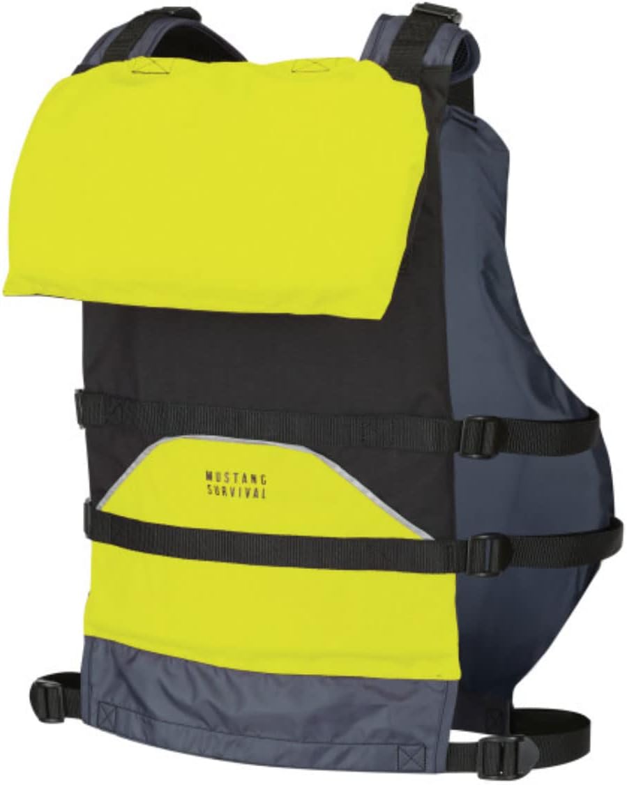 mti Mustang Canyon V Foam Vest - Universal Youth - Yellow/Black [MV9070-124-0-253]