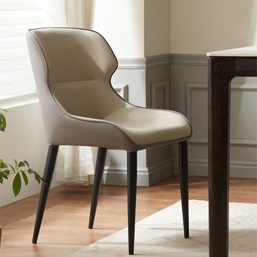 Modern Fashion Dining Chairs Set of 4,Sturdy Metal Legs and Soft Fabric Seat Cushions,Ergonomic Backrest Dining Chairs Set of 4,Kitchen Dining Room Chairs(1/2/4Pcs)