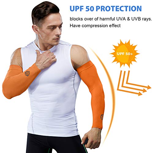 UV Protection Arm Sleeves Men Women Cycling Driving Golfing Running