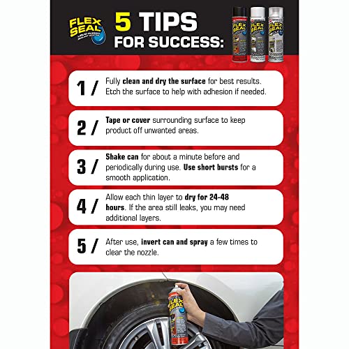 Flex Seal MAX, 17 oz, 1-Pack, Clear, Stop Leaks Instantly, Waterproof Rubber Spray On Sealant Coating, Perfect for Gutters, Wood, RV, Campers, Roof Repair, Skylights, Windows, and More