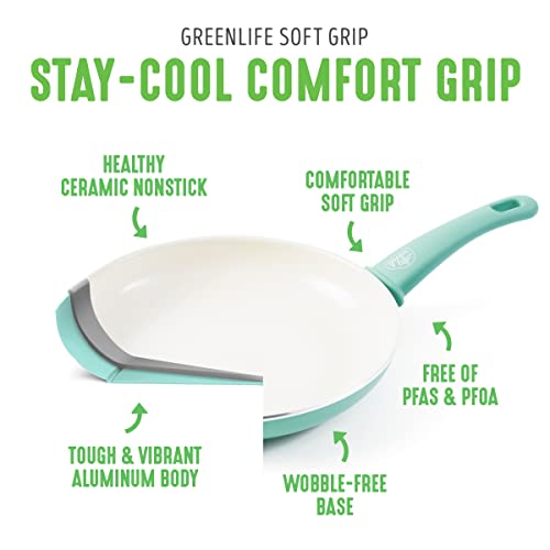 GreenLife Soft Grip Healthy Ceramic Nonstick, 8
