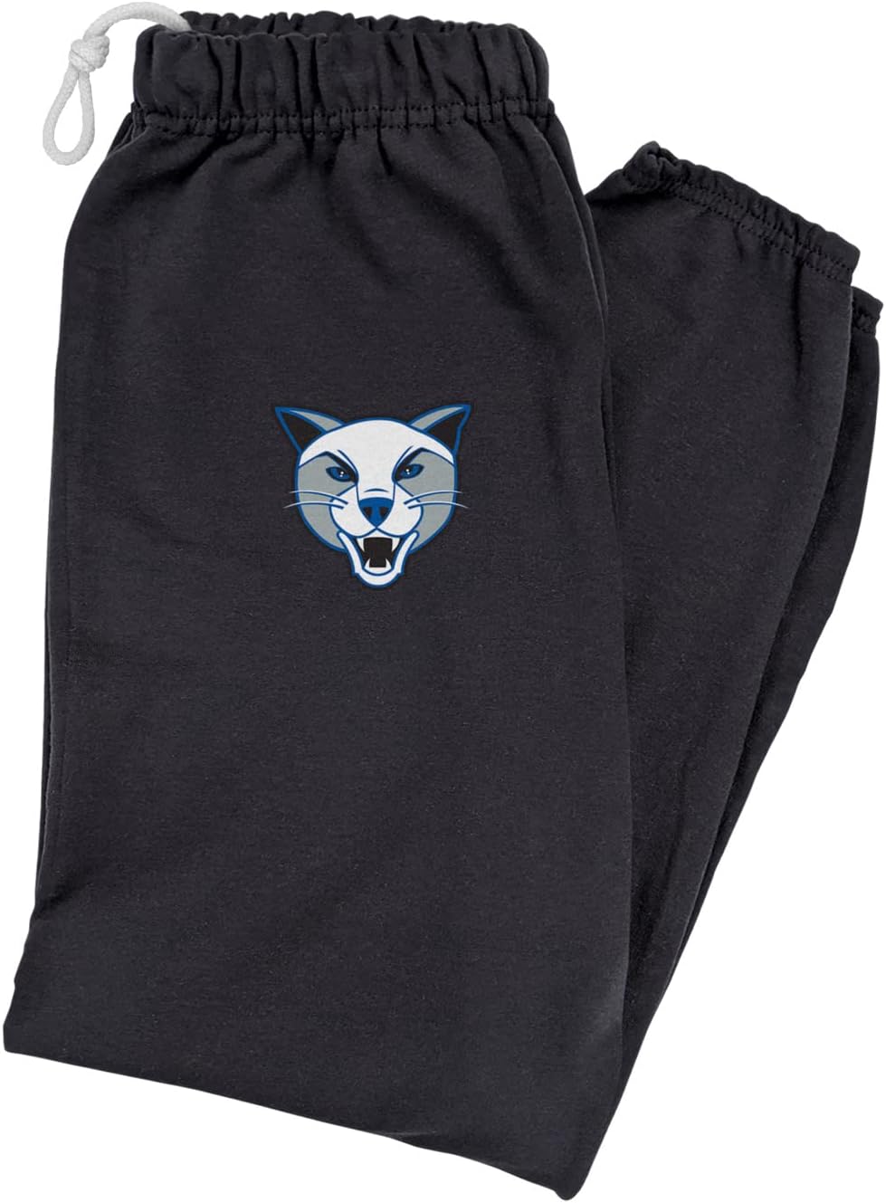 LOGOVISION Daemen College School Logo Mens Jogger Sweatpants, Black, Large