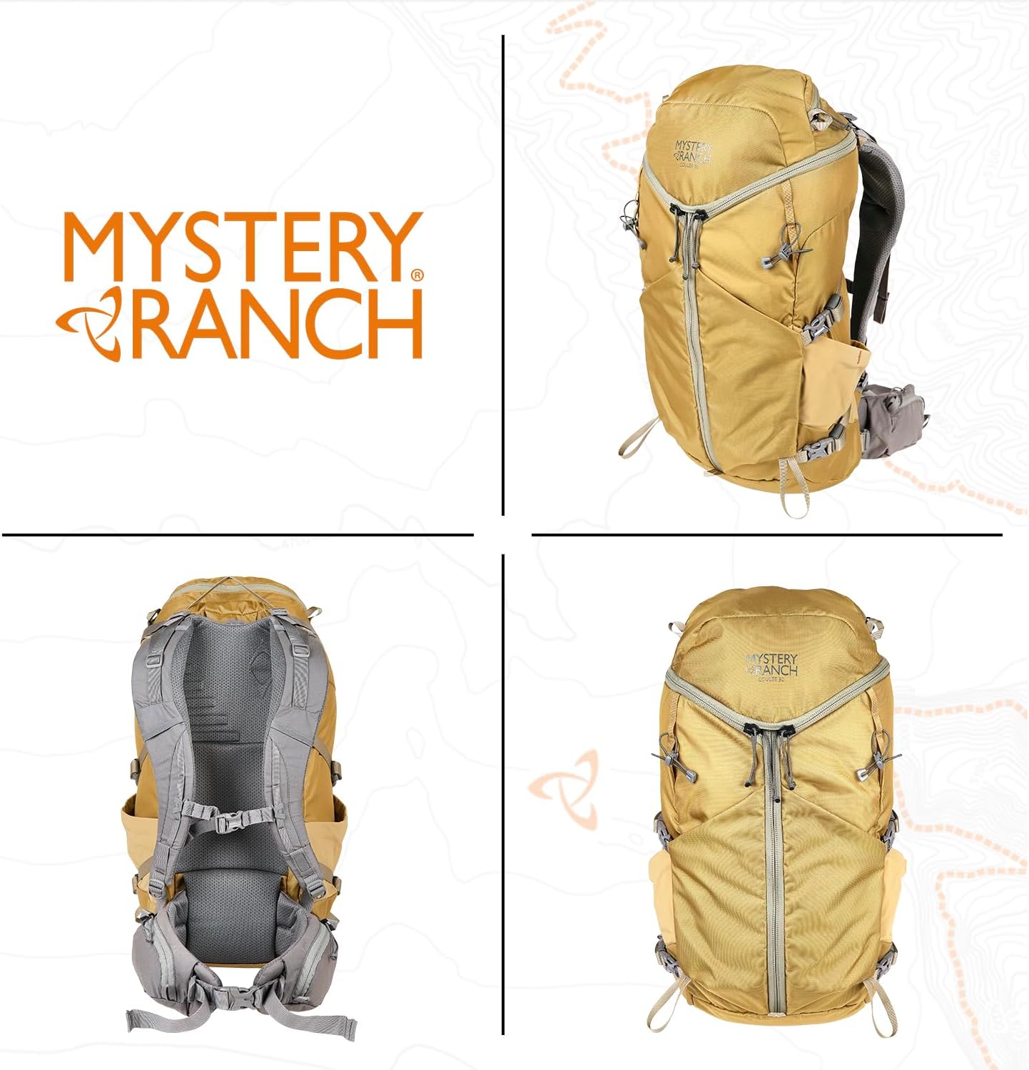 Mystery Ranch Coulee 30 Backpack - Lightweight Hiking Daypack, 30L, S/M, Coriander