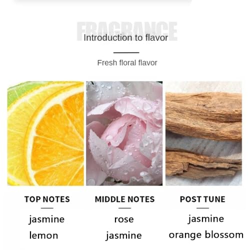 Scenthouse Orange Blossom Cologne Spray, Eau De Perfum, Jasmine Wisp Perfume, Day or Night with Sensual Aromatic Scent,Invigorating Aroma