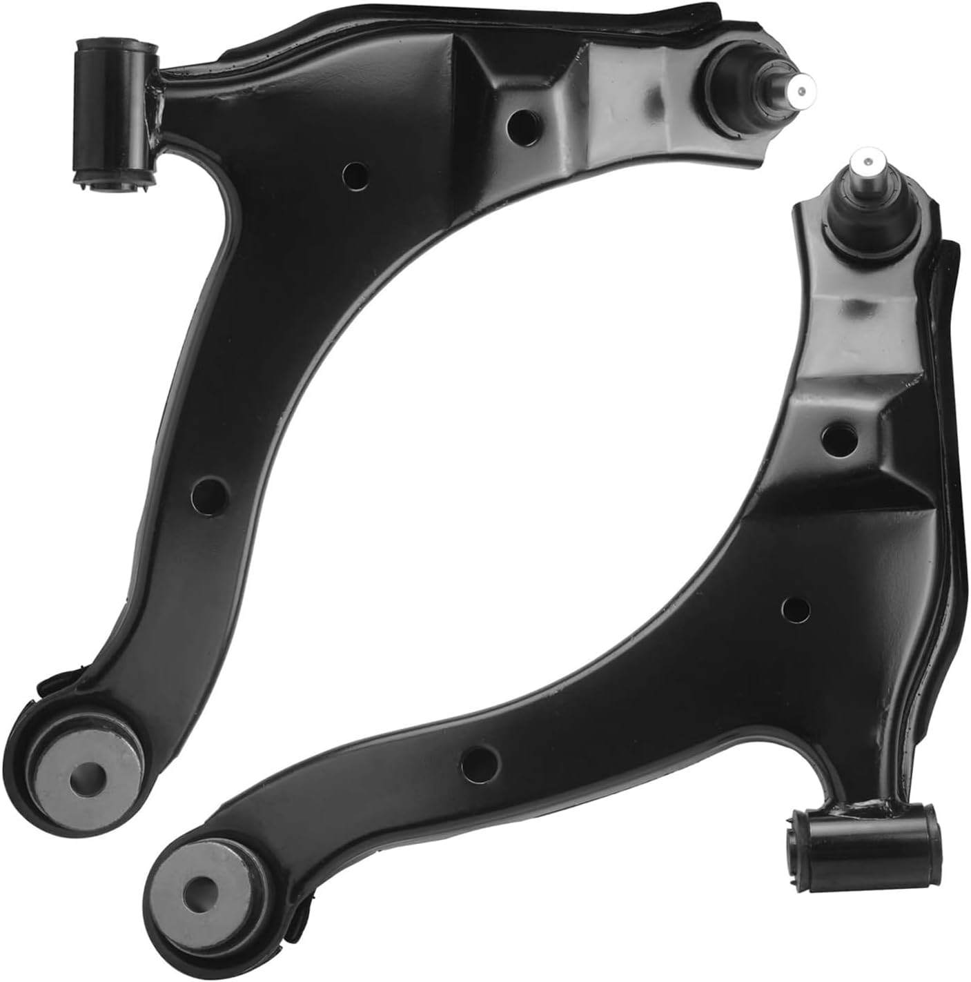 Detroit Axle - Front 10pc Control Arms Kit for 00-03 Dodge Neon, 2003 SX 2.0, 00-01 Plymouth Neon, 2 Lower Control Arms w/Ball Joints 4 Tie Rods 2 Sway Bars 2 Boots 2000 2001 2002 2003 Replacement