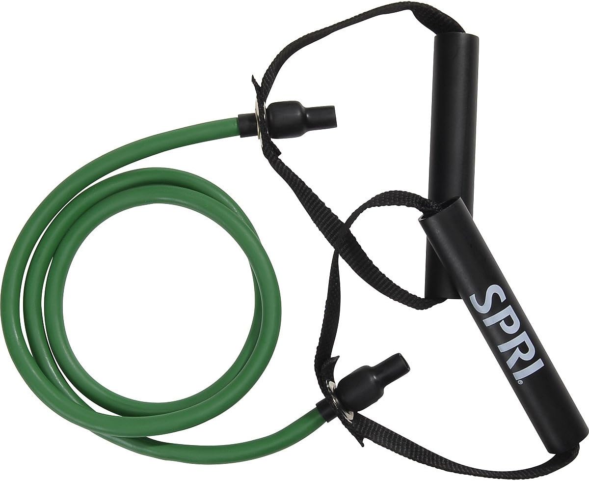 SPRI Original Xertube - Plastic Handles - Green - Light