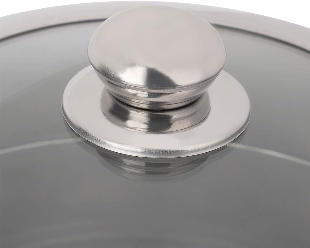 Steam Buns Furnace 28CM Stainless Steel Single Layer Stockpot Hotpot Food Steamer Pot Cookware Household Cooking