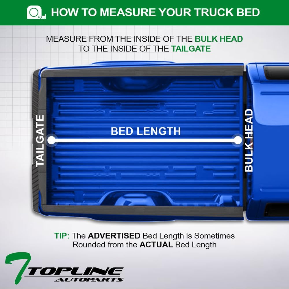 Lock & Roll Up Soft Vinyl Truck Bed Tonneau Cover Compatible with 22-23 Ford Maverick 4.5 Ft (54.4