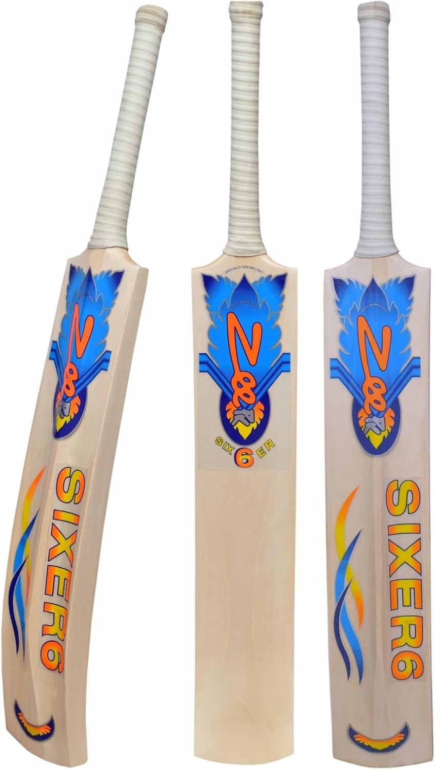 Cricket Bat Zeepk SIXER6 Tennis Tape Ball Full Size 4.5