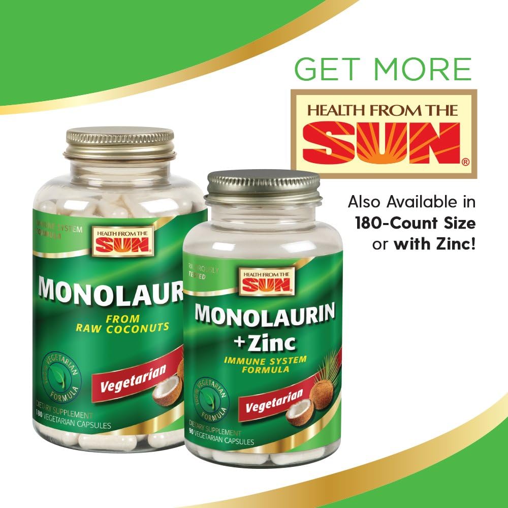 Monolaurin 990 Milligrams 90 Veg Capsules