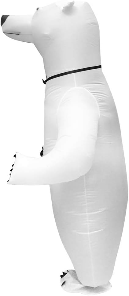 Full Body Inflatable White Polar Bear Costume Funny Blow up Animal Costumes Cosplay Party Festival Christmas Halloween Costume