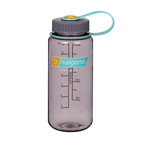 Nalgene Sustain Tritan BPA-Free Water Bottle Made with Material Derived from 50% Plastic Waste, 16 OZ, Wide Mouth