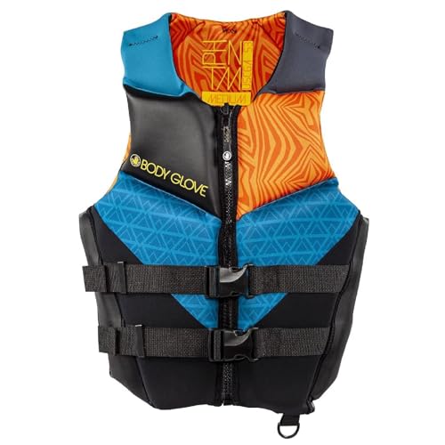 Body Glove- Phantom Men's Evoprene PFD-Adult Life Jacket - Coast Guard Approved, High Mobility PFD, Lightweight Buoyancy Foam, Universal and Oversize