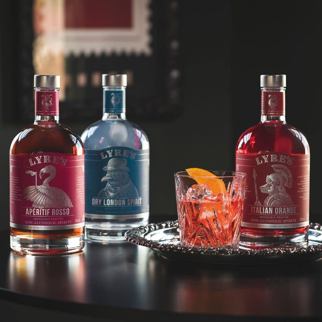 Lyre's Aperitif Rosso Non-Alcoholic Spirit - Sweet Vermouth Style | Gold Medal Winner | 23.7 Fl Oz