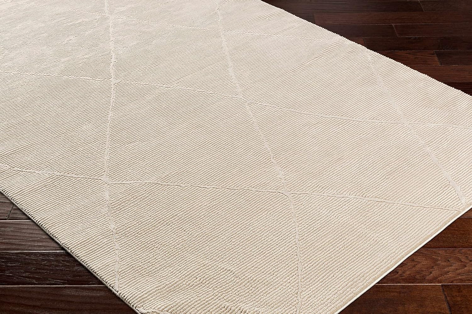 Hauteloom Aldis Living Room, Bedroom Area Rug - Machine Washable - Bohemian Neutral Farmhouse - Brown - 23