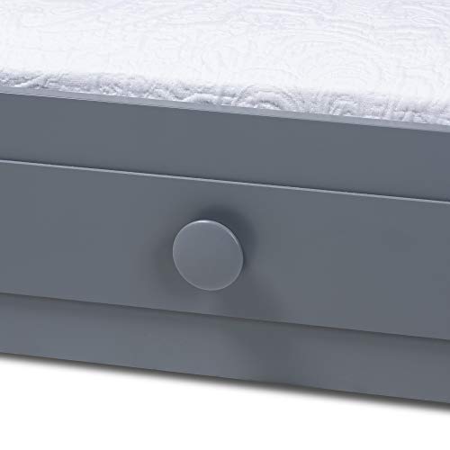 Baxton Studio Trundle, Single, Grey