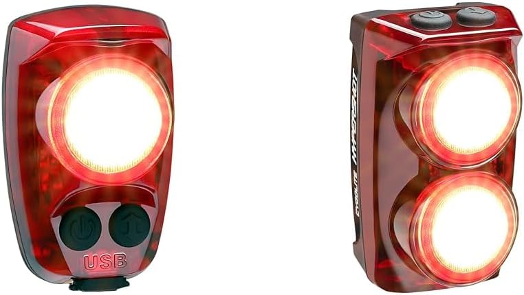 Cygolite Hotshot Pro 200 Lumen & Hypershot 350 Lumen Bike Tail Lights Bundle - Adjustable Flash Speeds