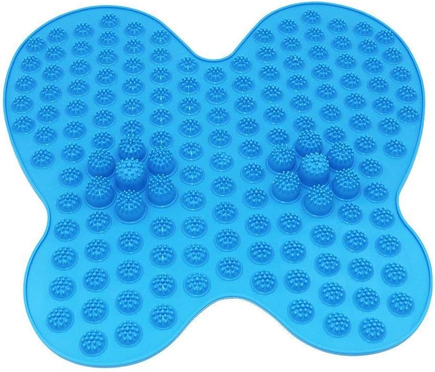 AS SEEN ON TV NEW :Futzuki Reflexology Mat Foot massager acupressure pain & Relieve stress treatment (Blue)