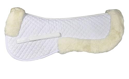 ECP Equine Comfort Products Sheepskin Deluxe Half Saddle Pad