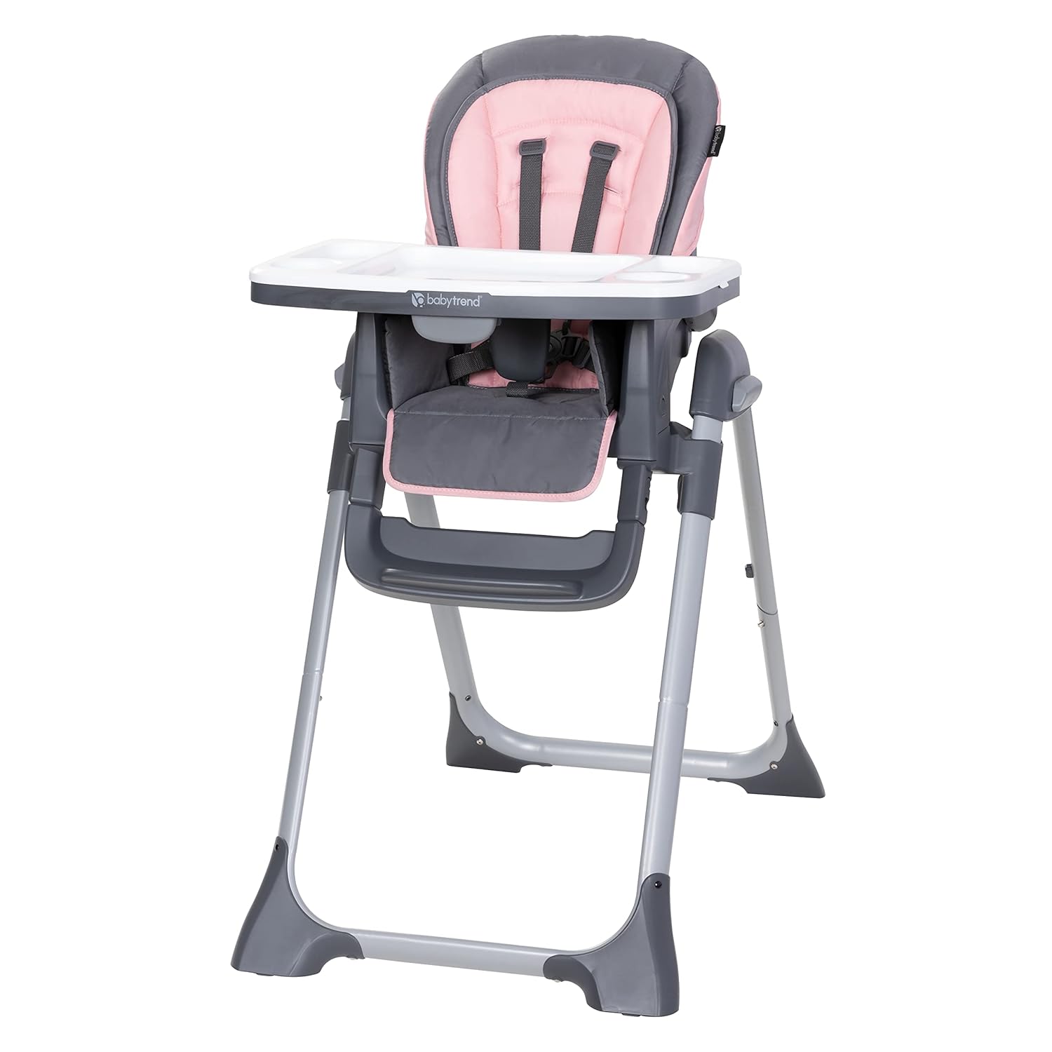Baby Trend Sit-Right Tanzania & Sit Right 2.0 3-in-1 Pink High Chairs, 40 lbs Max Weight