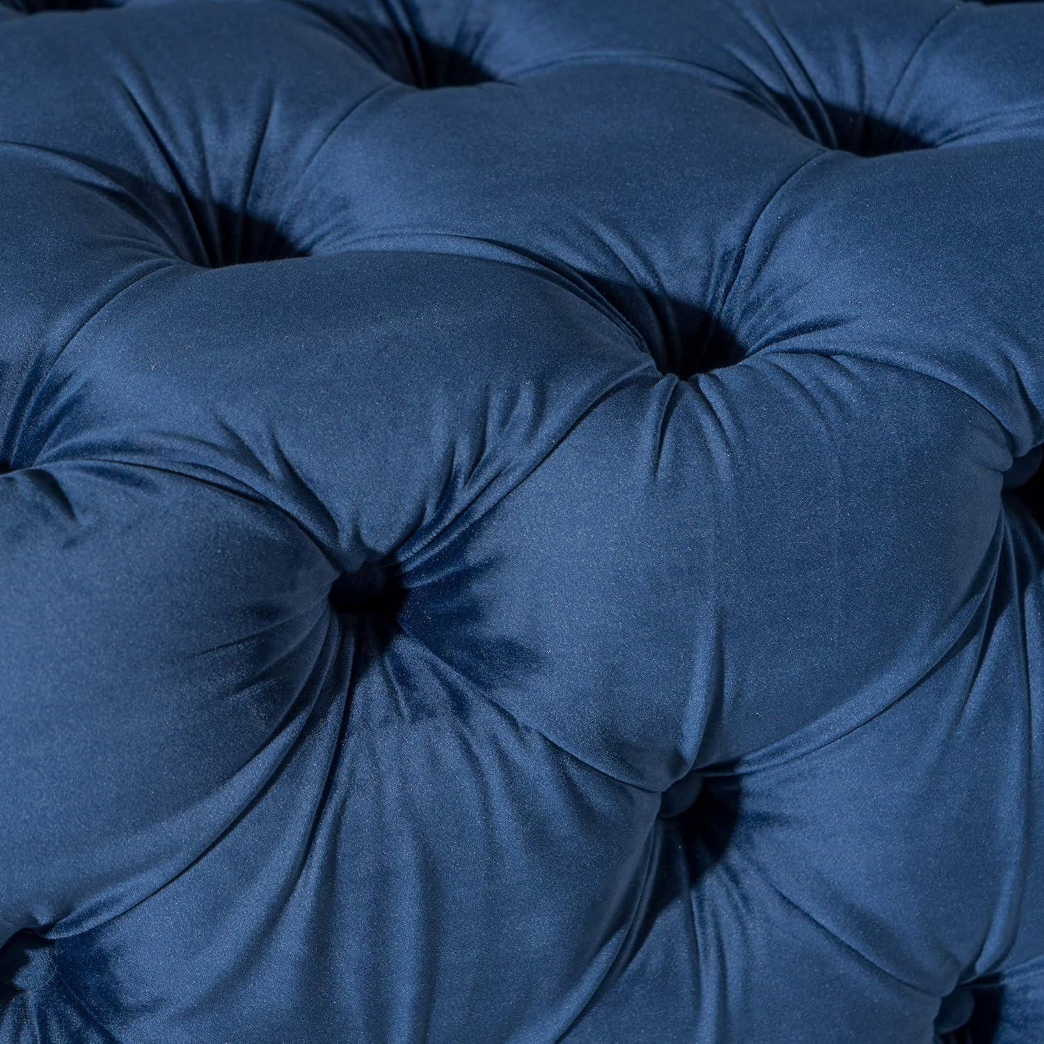 Christopher Knight Home Piper Velvet Ottoman, Navy