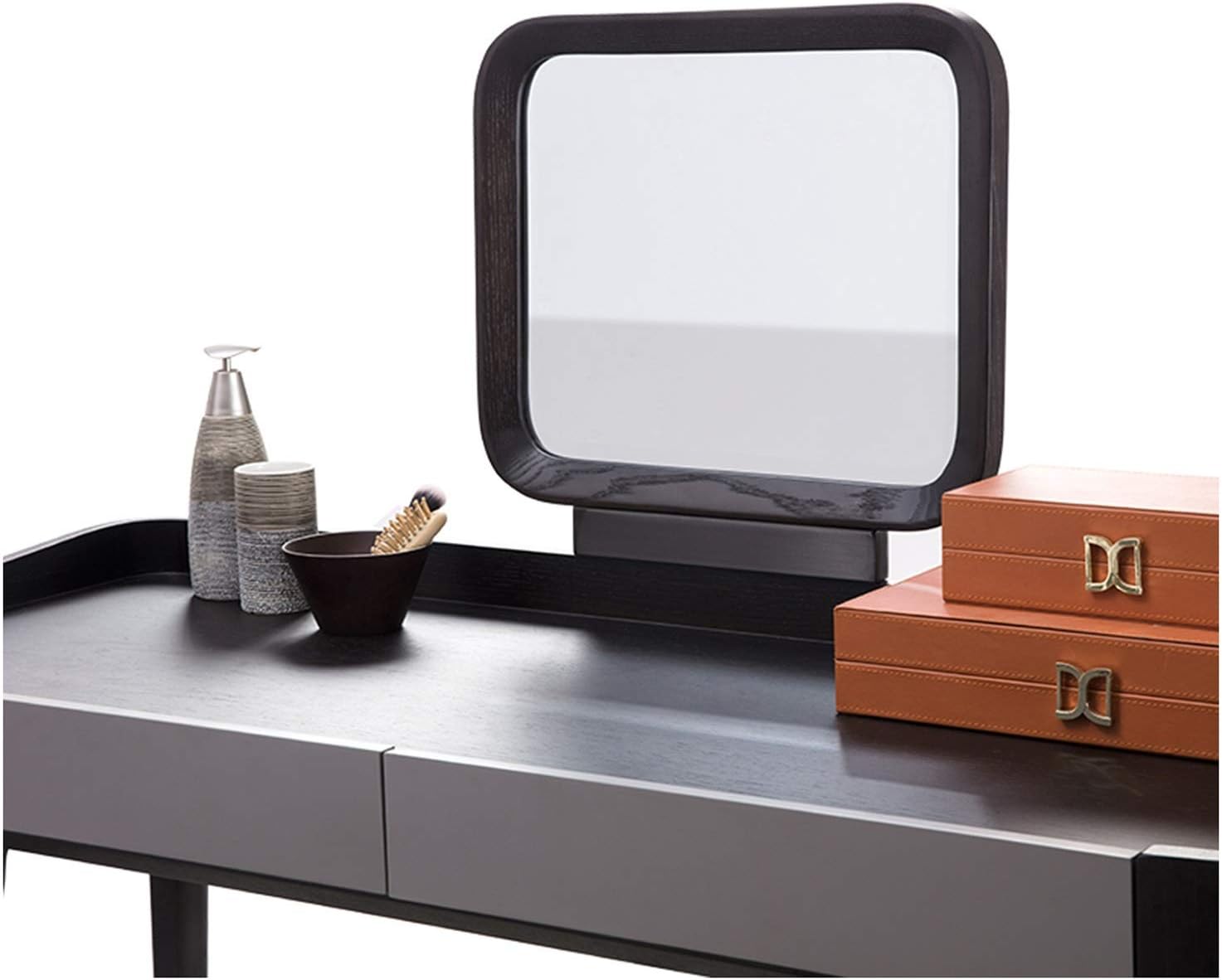 Vanity Table Set Dresser Girls Bedroom Vanity Makeup Desk,Dressing Table Set with Cushioned Stool