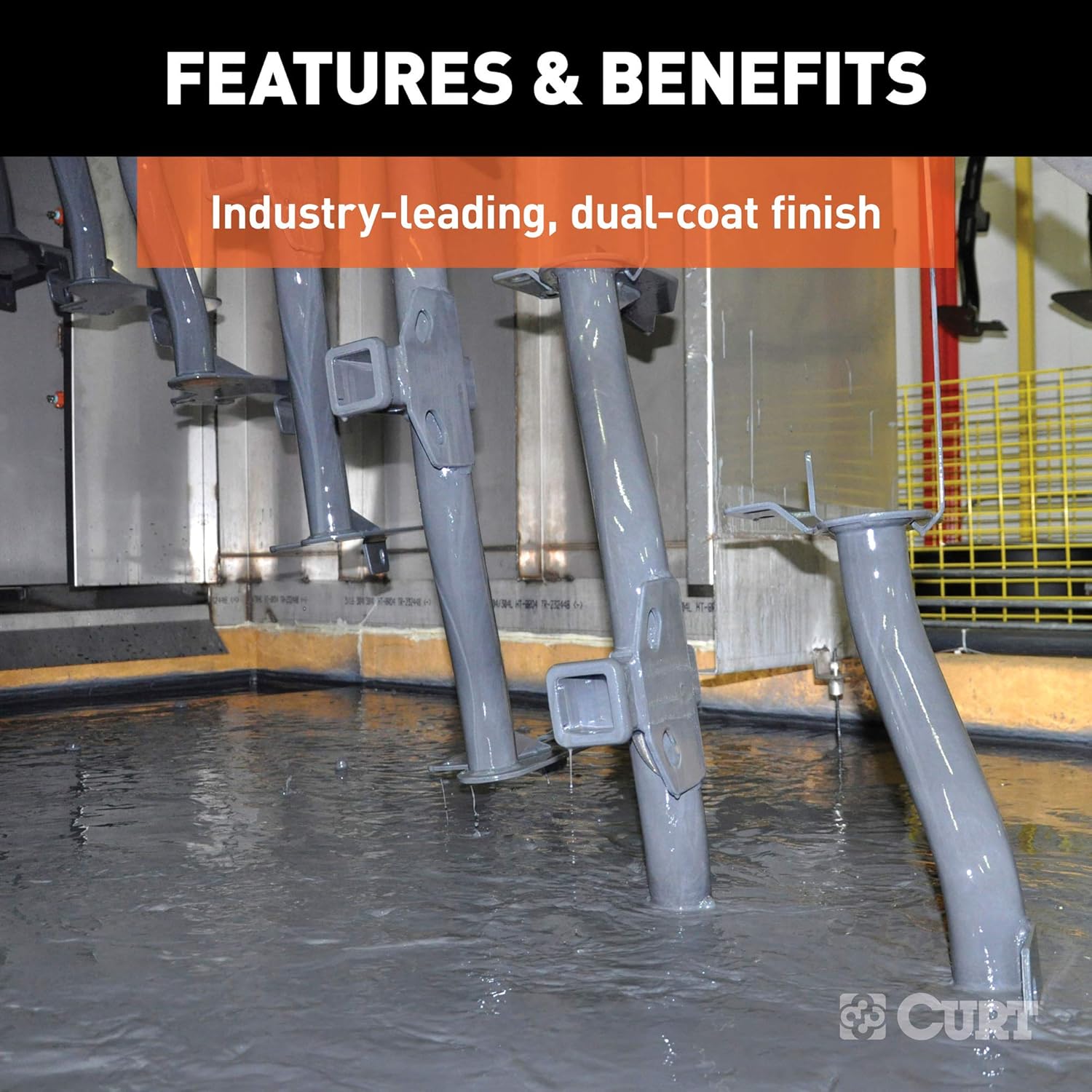 CURT 13419 Class 3 Trailer Hitch, 2-Inch Receiver, Fits Select Ram 1500, Black