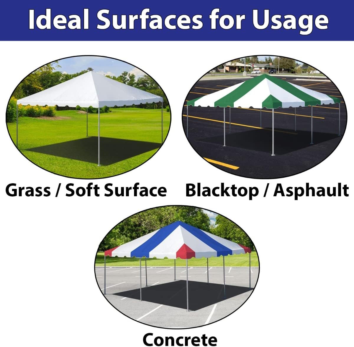 TentandTable 40' x 40' Twin Tube West Coast Frame Canopy Tent, White, Indoor/Outdoor, 133-320 Person, Parties & Vendor Events, Heavy Duty, Waterproof Vinyl Canopy Tents for Commercial, Residential Use