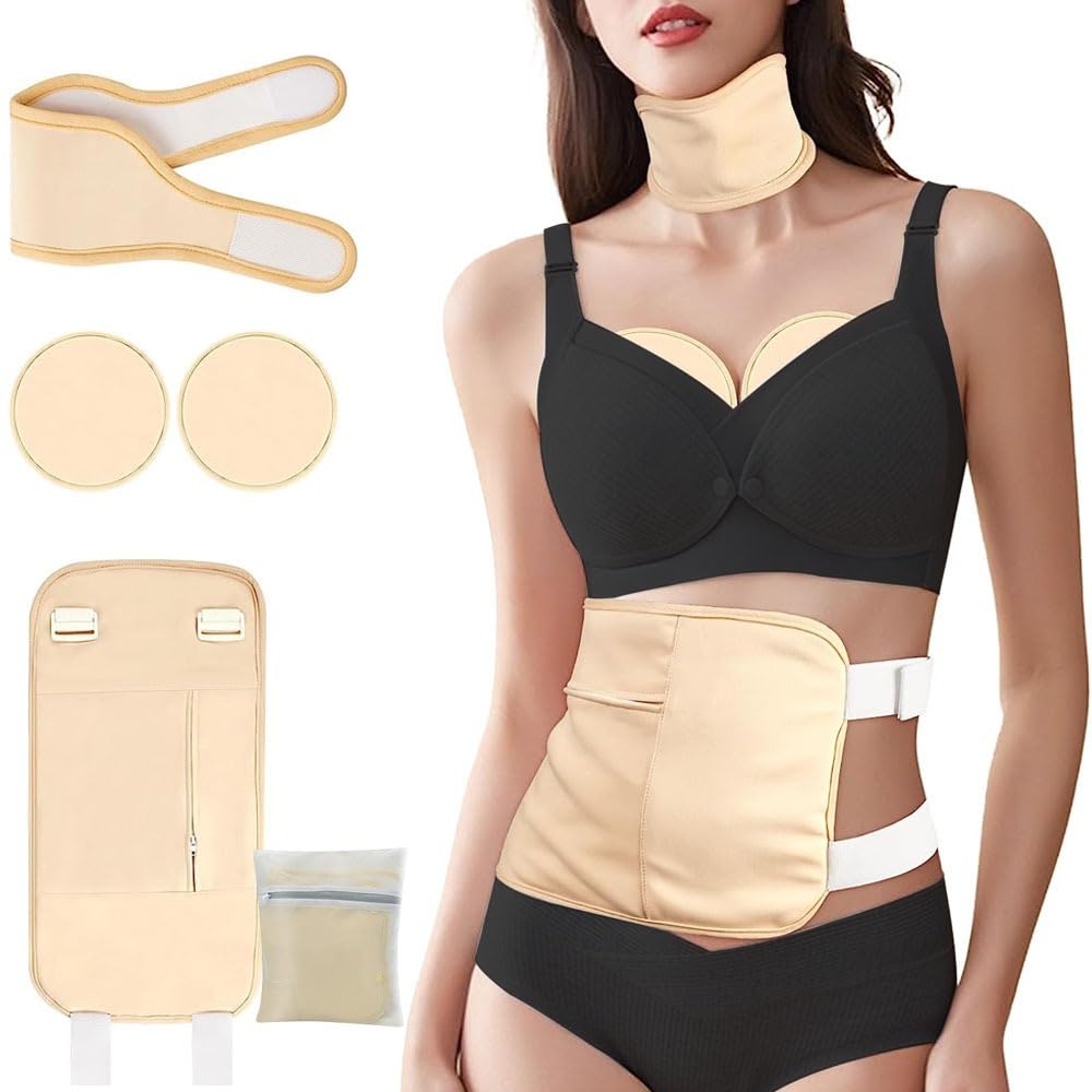 Castor oil pack wrap, Organic Castor Oil Packs for Liver Detox, Castor Oil Compress, Pack of 4, Neck, Breast, Belly Wrap