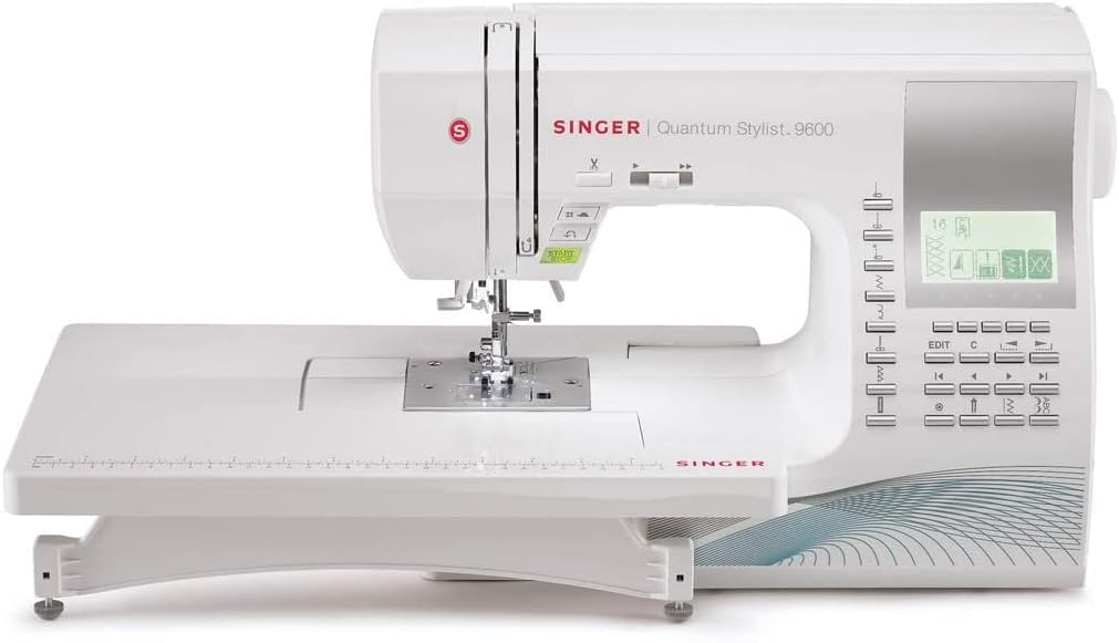 SINGER | Quantum Stylist 9960 Computerized Portable Sewing Machine with 600-Stitches with Machine Tote